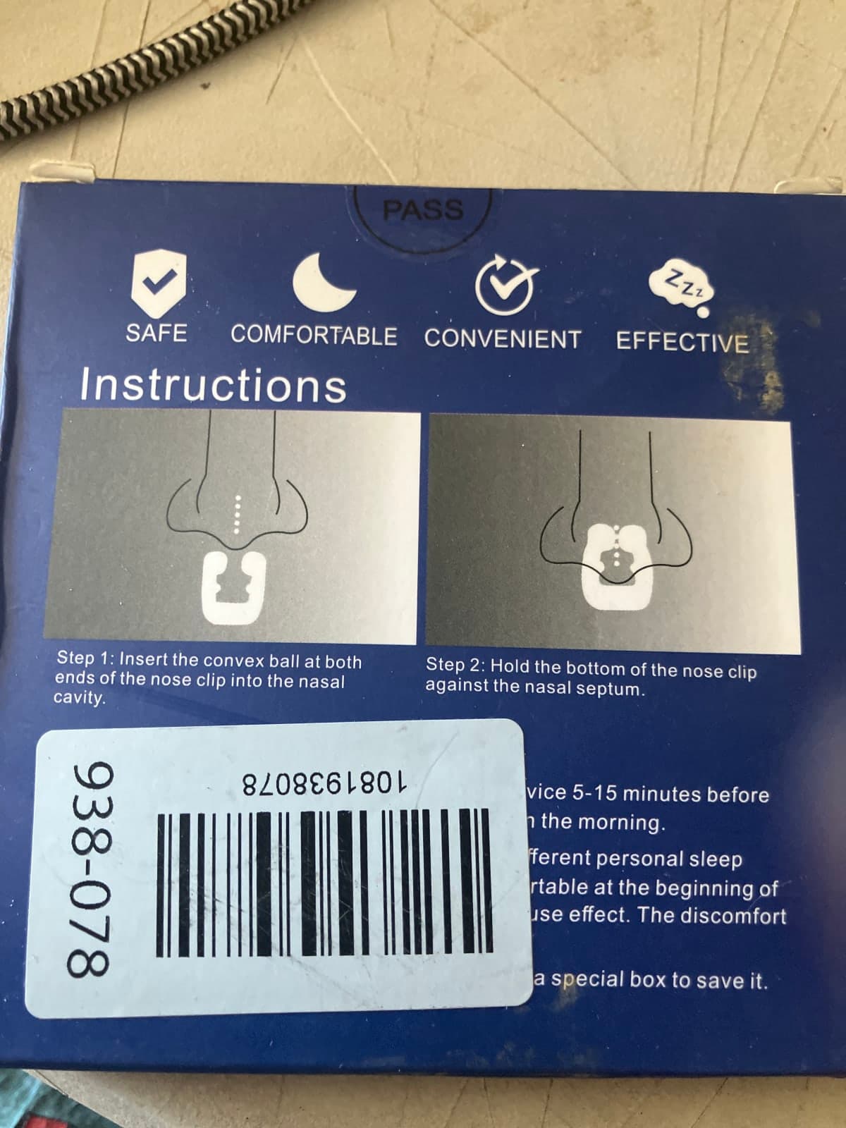 Nasal Clip for Sleep Improvement - Comfortable & Effective