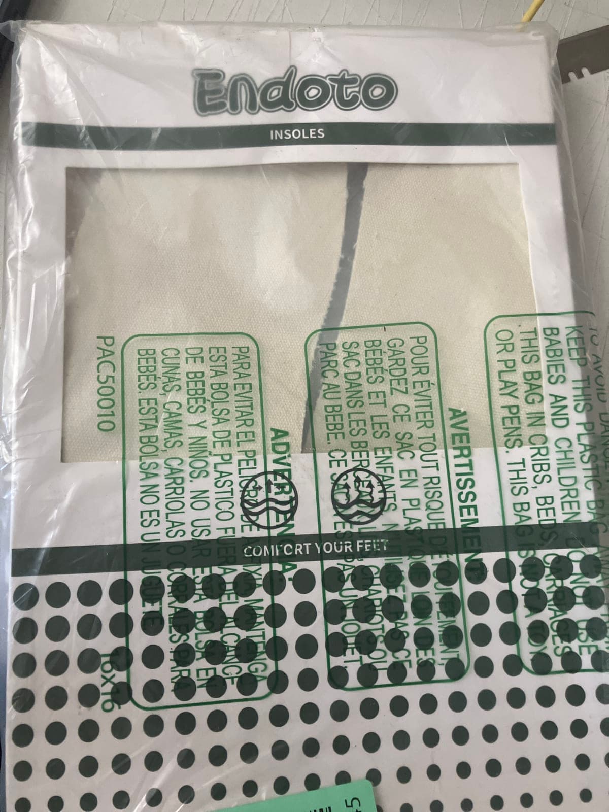 Endoto Insoles for Comfort and Support