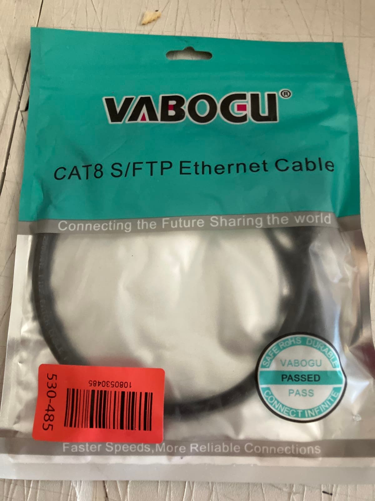 Vabogu CAT8 S/FTP Ethernet Cable - High-Speed Network Connection