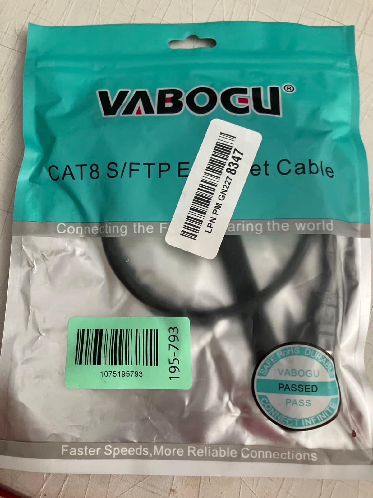 Vabogu CAT8 S/FTP Ethernet Cable