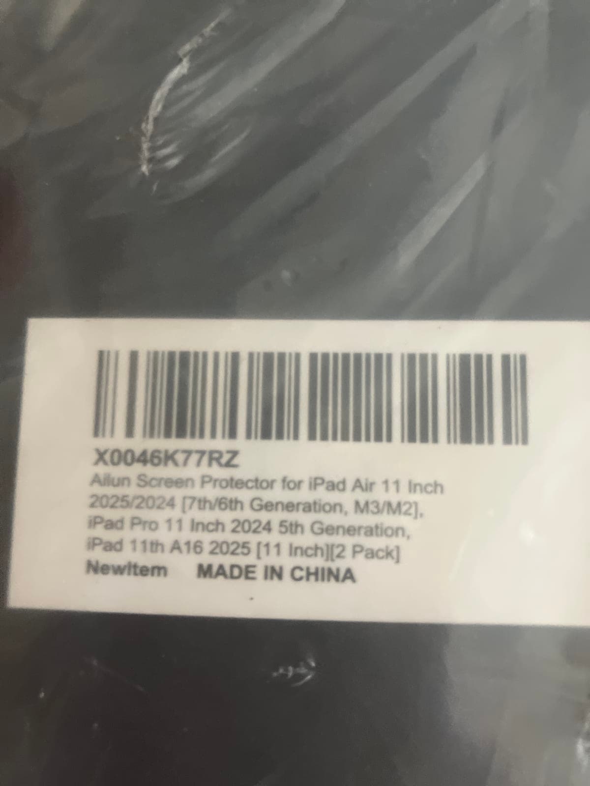 Alun Screen Protector for iPad Air 11 Inch (2 Pack)