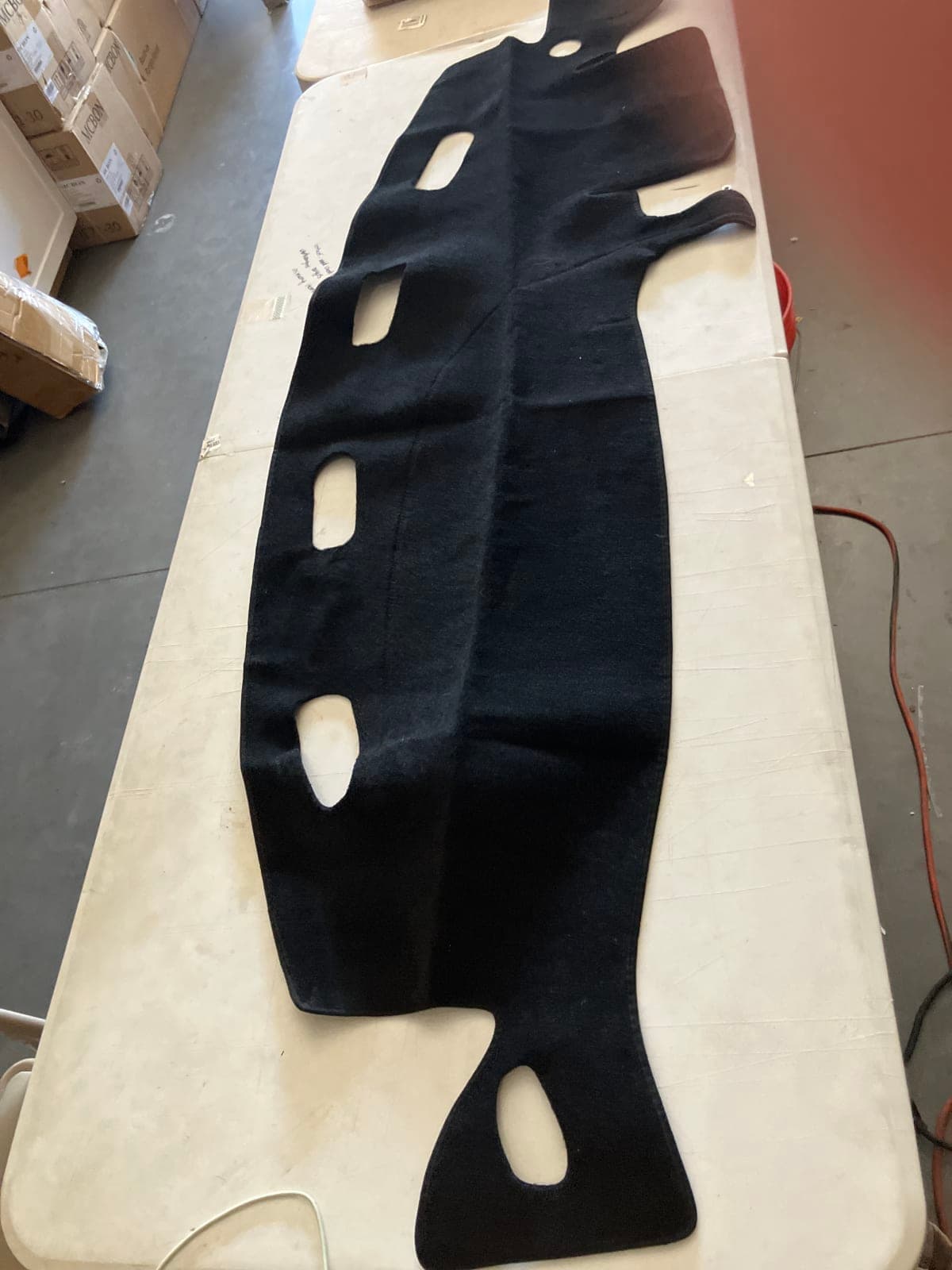 Custom Fit Black Carpet Dash Cover